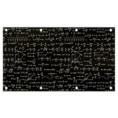 Math-equations-formulas-pattern Banner And Sign 7  X 4  by Salman4z