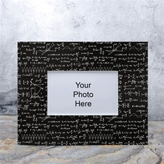 Math-equations-formulas-pattern White Tabletop Photo Frame 4 x6  by Salman4z