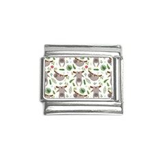 Seamless-pattern-with-cute-sloths Italian Charm (9mm) by Salman4z