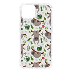 Seamless-pattern-with-cute-sloths Iphone 13 Tpu Uv Print Case