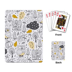 Doodle-seamless-pattern-with-autumn-elements Playing Cards Single Design (rectangle)