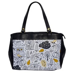 Doodle-seamless-pattern-with-autumn-elements Oversize Office Handbag by Salman4z