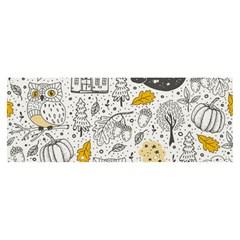 Doodle-seamless-pattern-with-autumn-elements Banner And Sign 8  X 3  by Salman4z