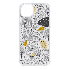 Doodle-seamless-pattern-with-autumn-elements Iphone 14 Plus Tpu Uv Print Case by Salman4z