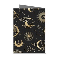 Asian-seamless-pattern-with-clouds-moon-sun-stars-vector-collection-oriental-chinese-japanese-korean Mini Greeting Cards (pkg Of 8) by Salman4z