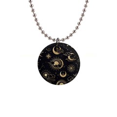 Asian-seamless-pattern-with-clouds-moon-sun-stars-vector-collection-oriental-chinese-japanese-korean 1  Button Necklace by Salman4z