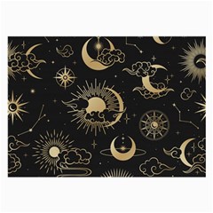 Asian-seamless-pattern-with-clouds-moon-sun-stars-vector-collection-oriental-chinese-japanese-korean Large Glasses Cloth (2 Sides) by Salman4z