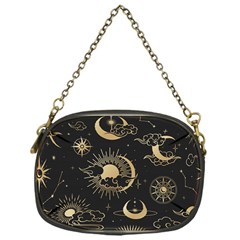 Asian-seamless-pattern-with-clouds-moon-sun-stars-vector-collection-oriental-chinese-japanese-korean Chain Purse (one Side) by Salman4z