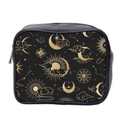 Asian-seamless-pattern-with-clouds-moon-sun-stars-vector-collection-oriental-chinese-japanese-korean Mini Toiletries Bag (two Sides) by Salman4z