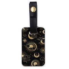 Asian-seamless-pattern-with-clouds-moon-sun-stars-vector-collection-oriental-chinese-japanese-korean Luggage Tag (one Side) by Salman4z