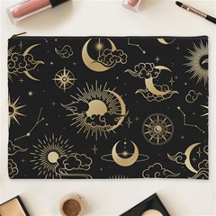 Asian-seamless-pattern-with-clouds-moon-sun-stars-vector-collection-oriental-chinese-japanese-korean Cosmetic Bag (xxxl) by Salman4z