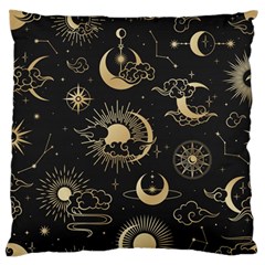 Asian-seamless-pattern-with-clouds-moon-sun-stars-vector-collection-oriental-chinese-japanese-korean Standard Premium Plush Fleece Cushion Case (two Sides) by Salman4z