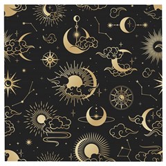 Asian-seamless-pattern-with-clouds-moon-sun-stars-vector-collection-oriental-chinese-japanese-korean Wooden Puzzle Square by Salman4z