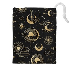 Asian-seamless-pattern-with-clouds-moon-sun-stars-vector-collection-oriental-chinese-japanese-korean Drawstring Pouch (5xl) by Salman4z