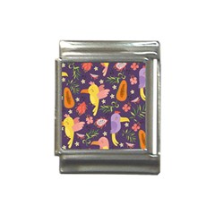 Exotic-seamless-pattern-with-parrots-fruits Italian Charm (13mm) by Salman4z