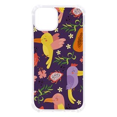 Exotic-seamless-pattern-with-parrots-fruits Iphone 13 Tpu Uv Print Case