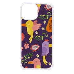 Exotic-seamless-pattern-with-parrots-fruits Iphone 13 Mini Tpu Uv Print Case