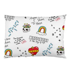 Abstract-fashion-background-suitable-fabric-printing Pillow Case by Salman4z