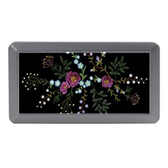 Embroidery-trend-floral-pattern-small-branches-herb-rose Memory Card Reader (mini) by Salman4z