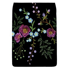 Embroidery-trend-floral-pattern-small-branches-herb-rose Removable Flap Cover (s) by Salman4z