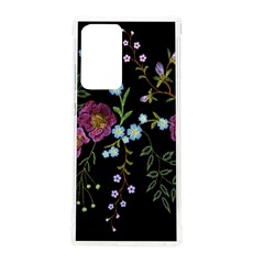 Embroidery-trend-floral-pattern-small-branches-herb-rose Samsung Galaxy Note 20 Ultra Tpu Uv Case by Salman4z