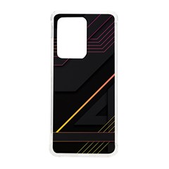 Gradient-geometric-shapes-dark-background Samsung Galaxy S20 Ultra 6 9 Inch Tpu Uv Case