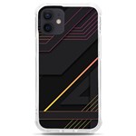 Gradient-geometric-shapes-dark-background iPhone 12 mini TPU UV Print Case	 Front