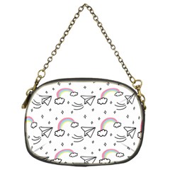 Cute-art-print-pattern Chain Purse (two Sides) by Salman4z