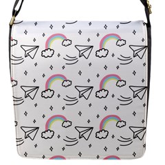 Cute-art-print-pattern Flap Closure Messenger Bag (s) by Salman4z