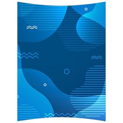 Abstract-classic-blue-background Back Support Cushion by Salman4z