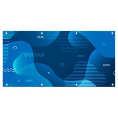 Abstract-classic-blue-background Banner And Sign 8  X 4  by Salman4z