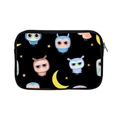 Cute-owl-doodles-with-moon-star-seamless-pattern Apple Ipad Mini Zipper Cases by Salman4z