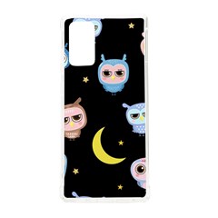 Cute-owl-doodles-with-moon-star-seamless-pattern Samsung Galaxy Note 20 Tpu Uv Case by Salman4z