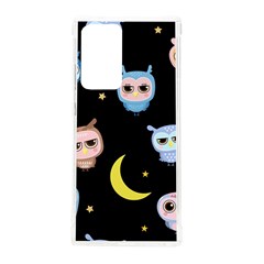 Cute-owl-doodles-with-moon-star-seamless-pattern Samsung Galaxy Note 20 Ultra Tpu Uv Case by Salman4z