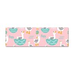 Cute-happy-duck-gift-card-design-seamless-pattern-template Sticker (Bumper) Front