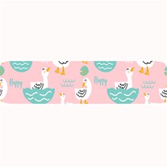 Cute-happy-duck-gift-card-design-seamless-pattern-template Large Bar Mat by Salman4z