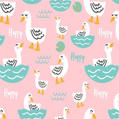 Cute-happy-duck-gift-card-design-seamless-pattern-template Play Mat (square) by Salman4z