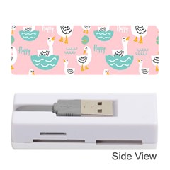 Cute-happy-duck-gift-card-design-seamless-pattern-template Memory Card Reader (stick) by Salman4z