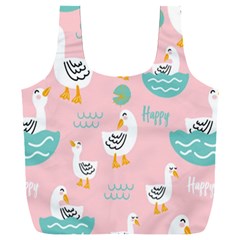 Cute-happy-duck-gift-card-design-seamless-pattern-template Full Print Recycle Bag (xxxl) by Salman4z