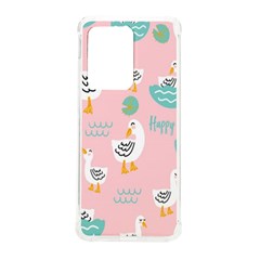 Cute-happy-duck-gift-card-design-seamless-pattern-template Samsung Galaxy S20 Ultra 6 9 Inch Tpu Uv Case