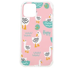 Cute-happy-duck-gift-card-design-seamless-pattern-template Iphone 12 Pro Max Tpu Uv Print Case