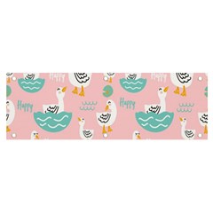 Cute-happy-duck-gift-card-design-seamless-pattern-template Banner And Sign 6  X 2  by Salman4z