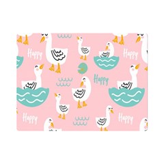 Cute-happy-duck-gift-card-design-seamless-pattern-template Premium Plush Fleece Blanket (mini) by Salman4z