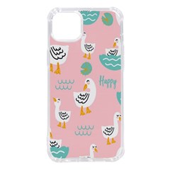 Cute-happy-duck-gift-card-design-seamless-pattern-template Iphone 14 Plus Tpu Uv Print Case by Salman4z