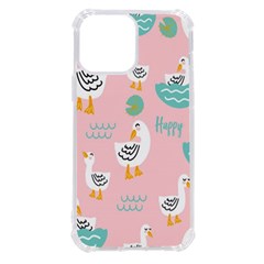 Cute-happy-duck-gift-card-design-seamless-pattern-template Iphone 13 Pro Max Tpu Uv Print Case by Salman4z