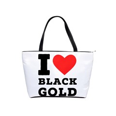 I Love Black Gold Classic Shoulder Handbag by ilovewhateva