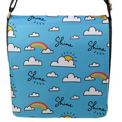 Sky-pattern Flap Closure Messenger Bag (s) by Salman4z