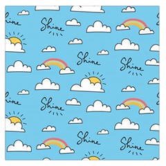 Sky-pattern Square Satin Scarf (36  X 36 ) by Salman4z