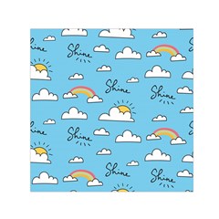 Sky-pattern Square Satin Scarf (30  X 30 ) by Salman4z