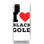 I love black gold Samsung Galaxy S20Plus 6.7 Inch TPU UV Case Front